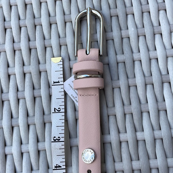 Steve Madden Soft Pink Belt - Picture 5 of 6